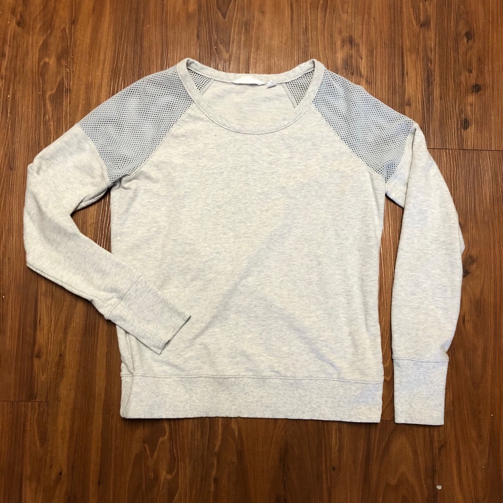 Athleta Gray Crewneck Sweatshirt - Picture 3 of 7